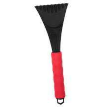 Heavy Duty Snow Shovel and Ice Scraper with Ergonomic EVA Handle for Driveway and Car Use