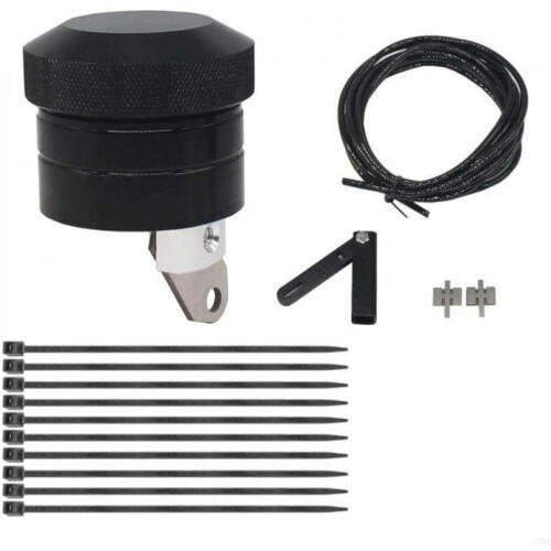 Motorcycle Chain Lubricator with Automatic Chain Oiling, Weatherproof Universal Kit, Black 2
