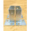 4pcs Cold Galvanized Adjustable Deck Post Base Brackets for Wood Fence Pergola Weatherproof Support 5