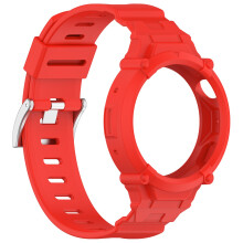 Straps For Watch 5 Watch 3 Smartwatch Bands Sports Silicone-Red