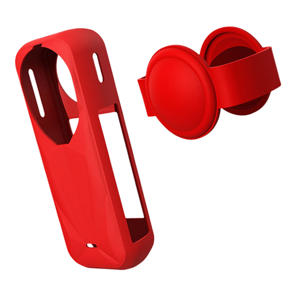 Silicone Shell Camera Case Impact Resistant Easy- Color Red 7709000241361