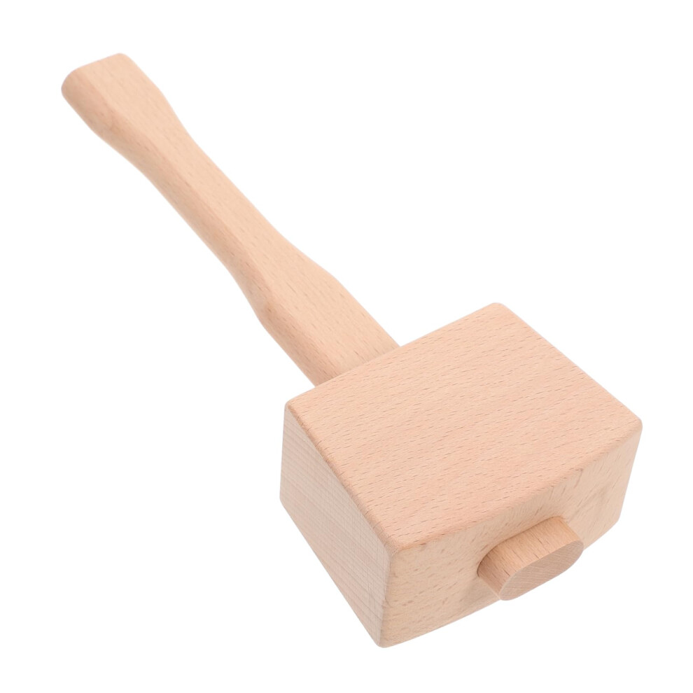 Wooden Hammer For Carpentry Leathercraft Mallet With Wood Handle Small Size Multipurpose Woodworking Tool For Diy 9001264927950