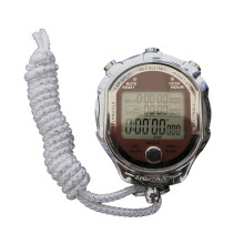 Sport Handheld Stopwatch 1/1000 Second Timing, Electronic Chronograph, Digital Stopwatch, Alarm Clock