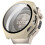 Watch Cover Shell Case with Screen Protector Glass-Glossy black 5
