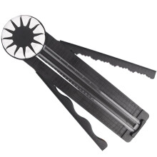 12in1 Rotatable Paper Cutter 360Degree Trimmer With NonSlip Edge And Foldable Ruler For Scrapbooking And Card Making