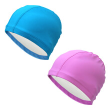 Wassersportausrüstung, Universal-Badekappe, elastisches Design, Unisex-Badekappe aus Nylon, rutschfestes Material, 2er-Pack