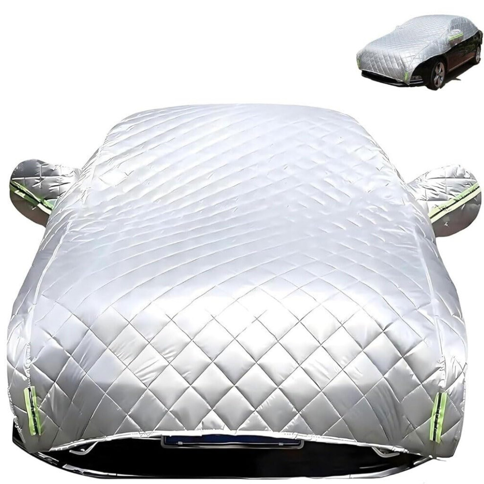 Car Hail Protector Cover Sedan Waterproof Allweather Windproof Padded Outdoor Protection Silver 9119770690692