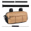 Waterproof Motorcycle Handlebar Bag with Large Capacity and QuickRelease Straps for Universal Fit 1