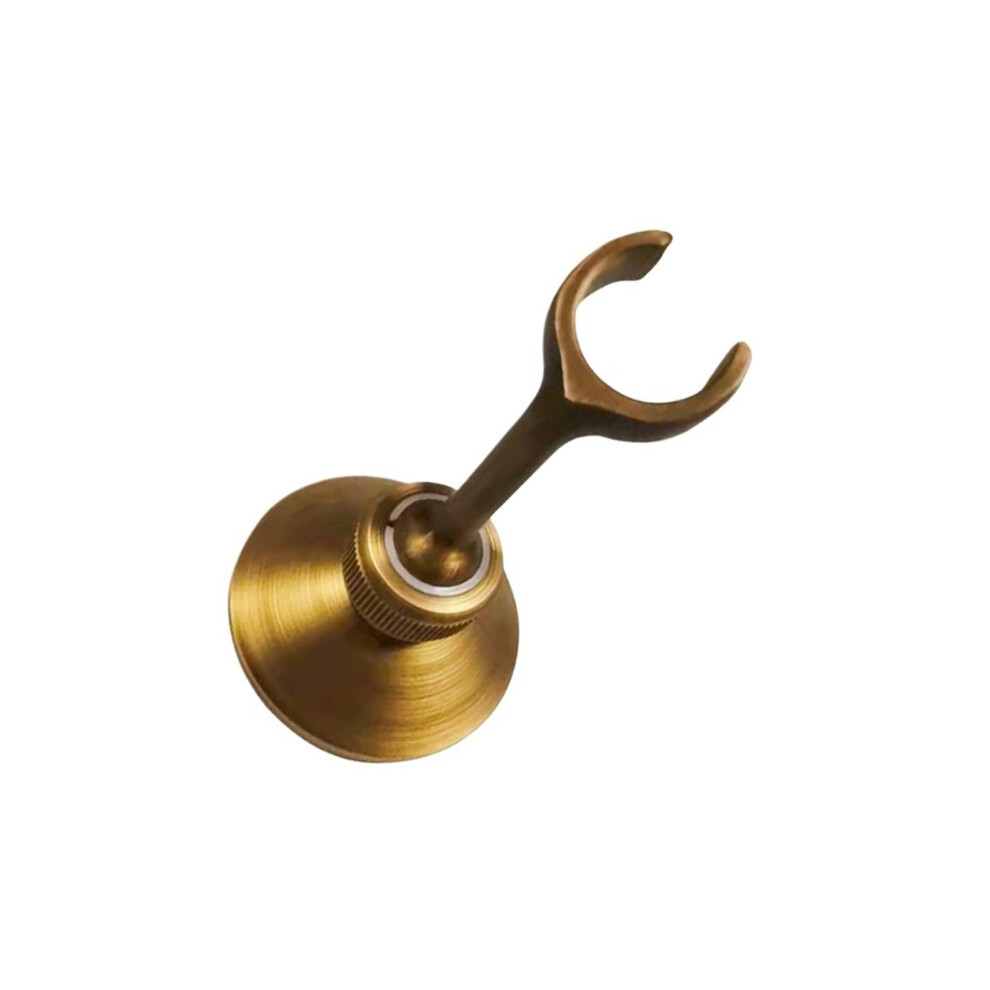 Antique Copper Bathroom Shower Head Wall Mounted Bracket Holder Handheld Sprayer Compatible Bath Faucet Accessory 9001264927226