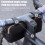 Waterproof Motorcycle Handlebar Bag with Large Capacity and QuickRelease Straps for Universal Fit 4