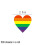 Αυτοκόλλητα Rainbow Pride, Εκφράστε την υποστήριξή σας με φωτεινές ετικέτες Rainbow Hearts, 500 2