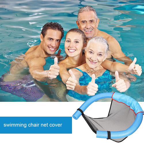 Πολυθρόνα για πλωτή πισίνα, κάθισμα από πλέγμα με ελαφρύ δίχτυ και κατασκευή από 2