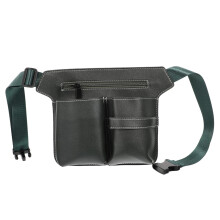 Leather Hairdressing Scissor Pouch Belt with Large Storage for Professional Barber Tools and Combs