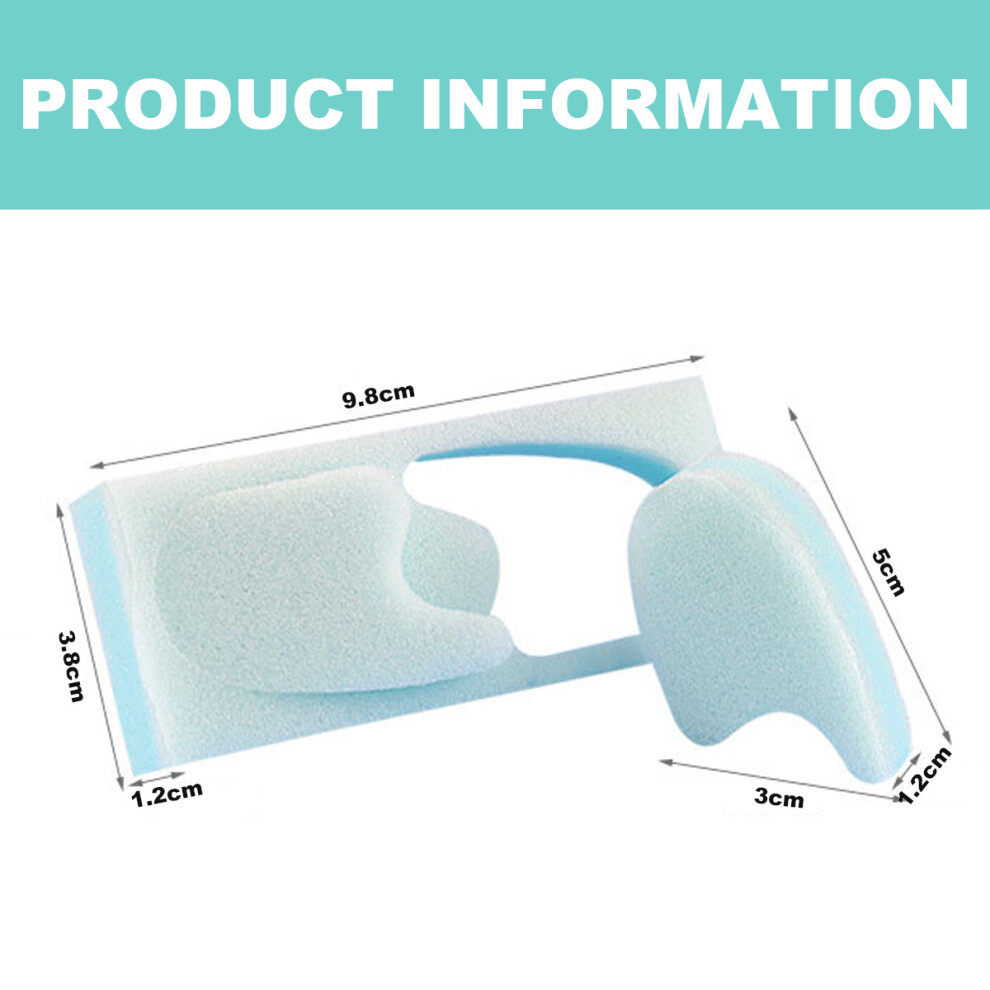 Foam Toe Separators For Feet, Soft Reusable Toe Spacers Reduce Friction And Alleviate Foot Pain Caused By Corns And Blisters, Comfortable Breathable