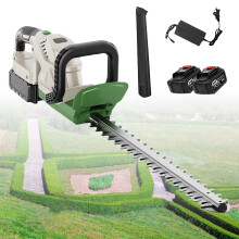 Cordless Hedge Trimmer 21V Brushless Motor with Rotating Handle and DualAction Blades for Bushes