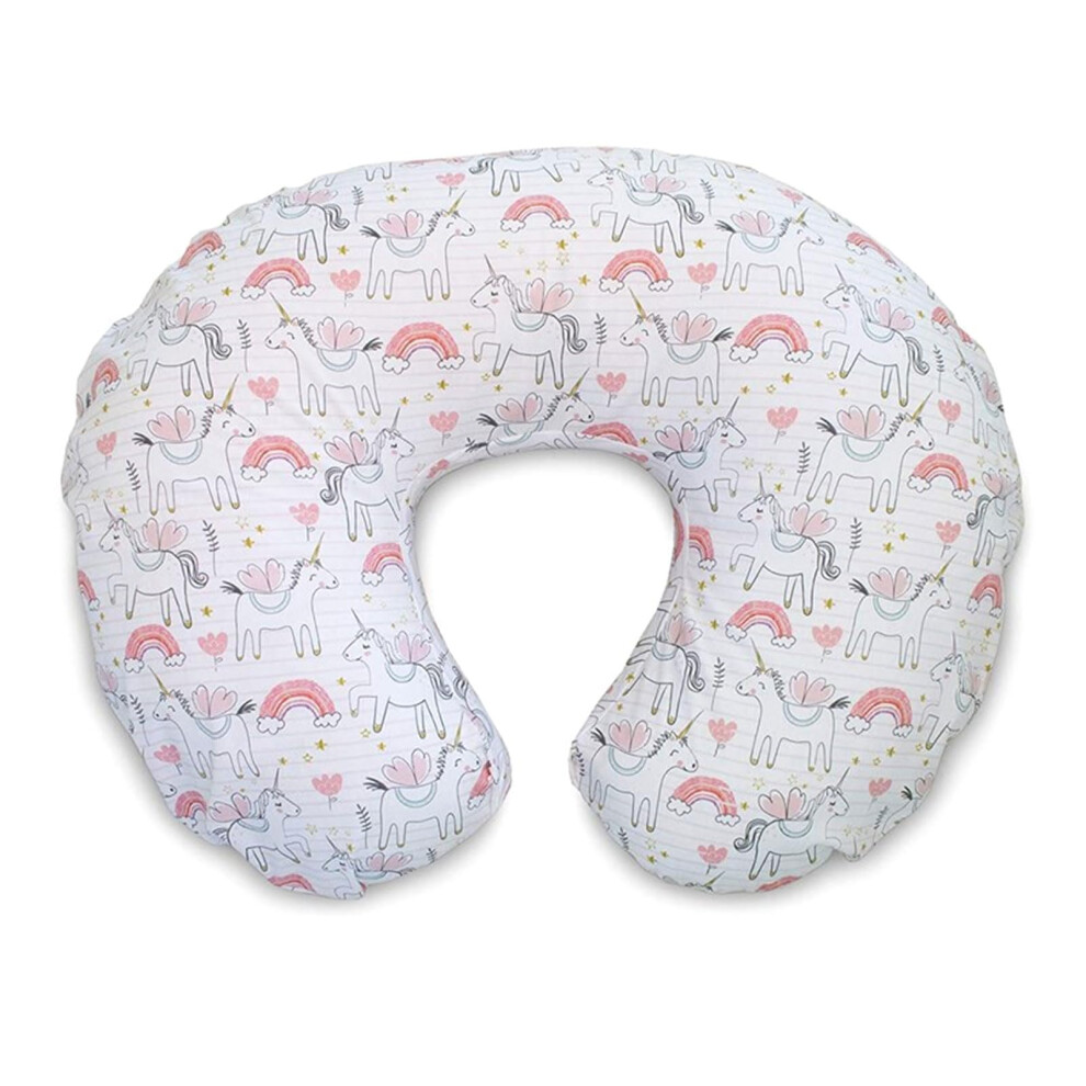 Breastfeeding Pillow Cover Cotton Nursing Pillow Slipcover Detachable Cuddle Pillow Case for Baby Support and Protection