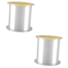 Fluorocarbon Fishing SubLine 2Pack Lightweight WaterResistant Throwing Line Accurate Stretch