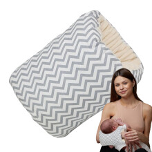 Nursing Arm Pillow, Soft Washable Travel Pillow with Arm Hole for Kids and Newborns, Anti-Spitting Support
