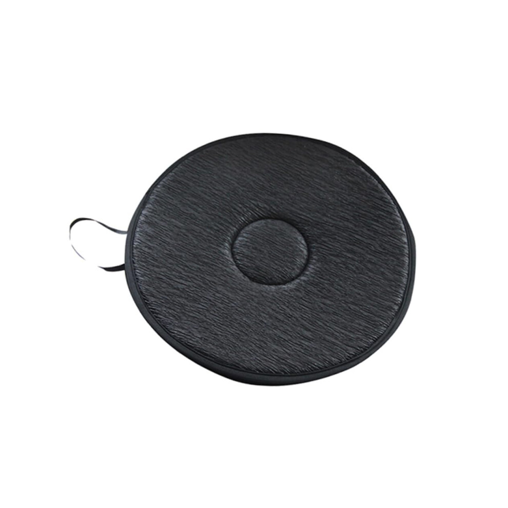 Swivel Seat Cushion 360 Rotation AntiSlip Base for Car Travel Home Mobility Support Black