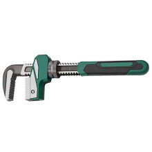 Wide Jaw Wrench Model FType, 22.64Inch Adjustable Pipe Wrench For Pipes And Valves, Precision Adjustment, Durable, Green