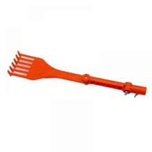 Instrument de curățare a jgheaburilor cu mâner rotativ pentru îndepărtarea frunzelor și a resturilor de pe jgheaburi și zone greu accesibile,
