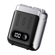 Electric Shaver for Men with Quiet Shaving and Digital Display, Rechargeable Travel Friendly Grooming
