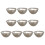 10pcs Convenient Pudding Moulds Nonstick Muffins Tin-B07 1