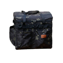 Outdoor Camping Gas Tank Storage Bag Large-black forest