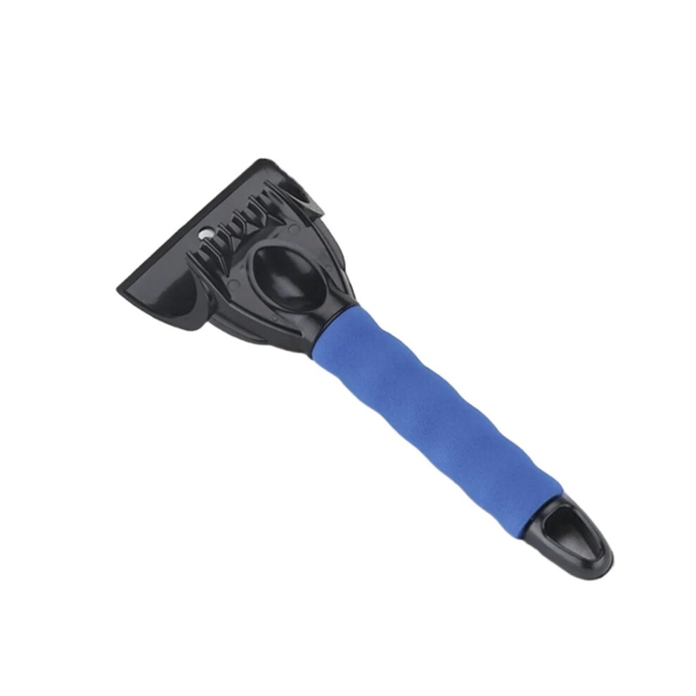 Car Ice Scraper And Snow Shovel With Ergonomic Grip For Quick Windshield Snow Removal Blue 9189345585333
