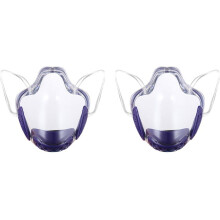 Visiera riutilizzabile, maschera integrale trasparente traspirante antiappannamento con design ergonomico, copricapo di ricambio universale per