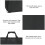 Estojo para teclado com alça de ombro acolchoada e capa resistente às intempéries, bolsa interna de espuma durável com compartimentos separados e 8