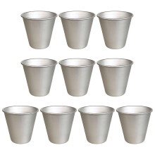 10pcs Western Cake Cup Aluminum Moulds for Creative-B03