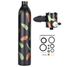 Aluminium-Druckluftflasche für Outdoor- und taktische Ausrüstung, Hochdruck-Paintball-Tank mit tragbarem Design und korrosionsbeständiger