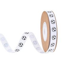 Fußball-Musterband für Fußball-Geschenke und-Weiß