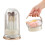 Convenient Makeup Tool Storage Shelf Cosmetic Brush Stand-beige 1