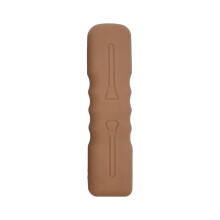 Porta pennelli per il trucco in silicone, borsa per il trucco da viaggio con chiusura magnetica, organizer portatile per pennelli cosmetici, custodia