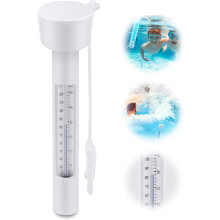 Temperature Maestro, termómetro flotante para piscinas que ofrece lecturas precisas de la temperatura del agua en piscinas exteriores e interiores,