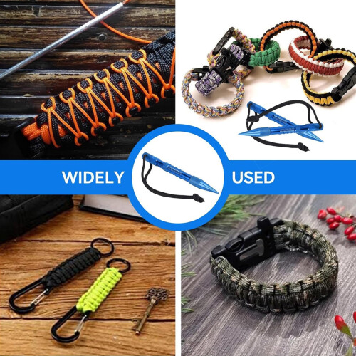 Βασικά εργαλεία χειροτεχνίας Diy, από ανοξείδωτο ατσάλι με βελόνα Paracord για 1