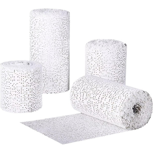 Plaster Bandage Roll 10cm Quick Drying for Belly Casting and Art Projects White Cloth Strips 2
