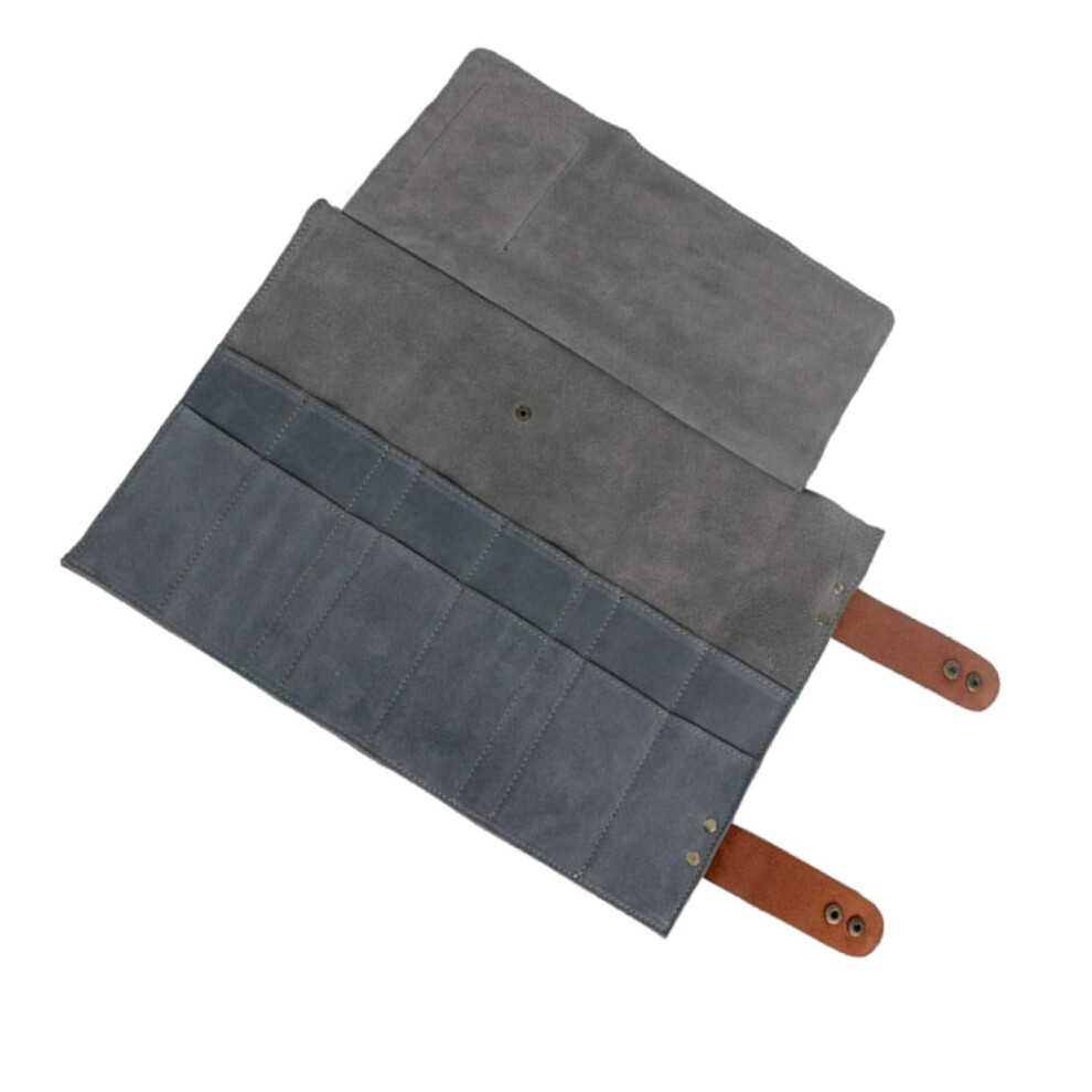 Slot Leather Hairdressing Scissor Bag Compact Barber Tool Organizer Pouch For Combs Clippers And Styling Tools 9001264930486