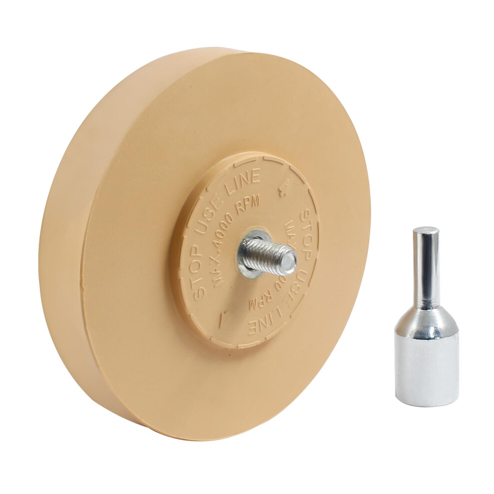 Decal Remover Wheel For Cars And Motorcycles, Rubber Eraser Wheel Sticker Removal Tool 100Mm 9119770696519