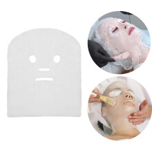 100% Cotton Gauze Facial Mask Sheets Precut for Spa Skincare Moisture Lock Design 100 Count