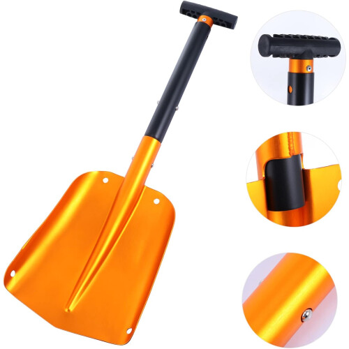 Car Snow Shovel and Ice Scraper Foldable  Strength Compact Tool for Winter Car Windshield 2