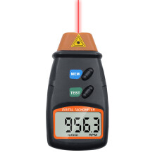 Handheld Digital Tachometer 2.5-99999RPM Non-Contact Speed Meter for Motors, Fans, Washing Machines, Automobiles with Carry Bag