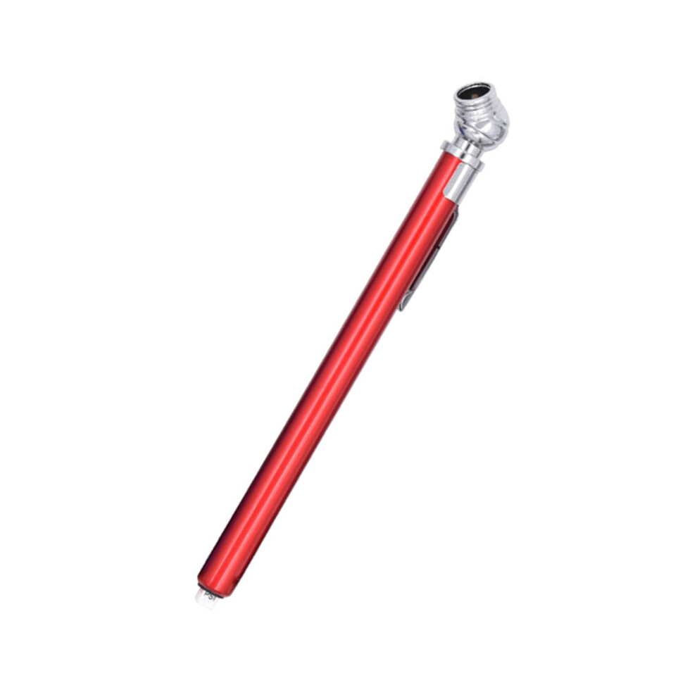 Heavy Duty Tire Pressure Gauge With 4Sided Rotating Scale For Accurate Battery Measurement Red 9426802815016