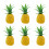 6Pcs Artificial Fruit Fake Fruit, Simulation-small pineapple B 1