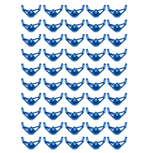 20/50Pcs Plastic Plant Support Pile Frame Indoor-Blue 50pcs