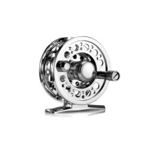 Sea Fishing Reels All-Metal Interchangeable Fishing Wheel Lightweight Drain Force Design Light Grey