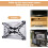 Aluminum RV Folding Step Stool with NonSlip Surface, Heavy Duty Foldable Camper Steps 4