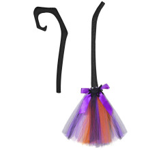 Flying Broomstick Purple Orange Toy for Kids and Adults, Multiple Color Choices